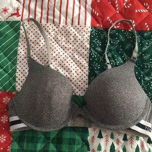 Tommy Hilfiger Gray Bra